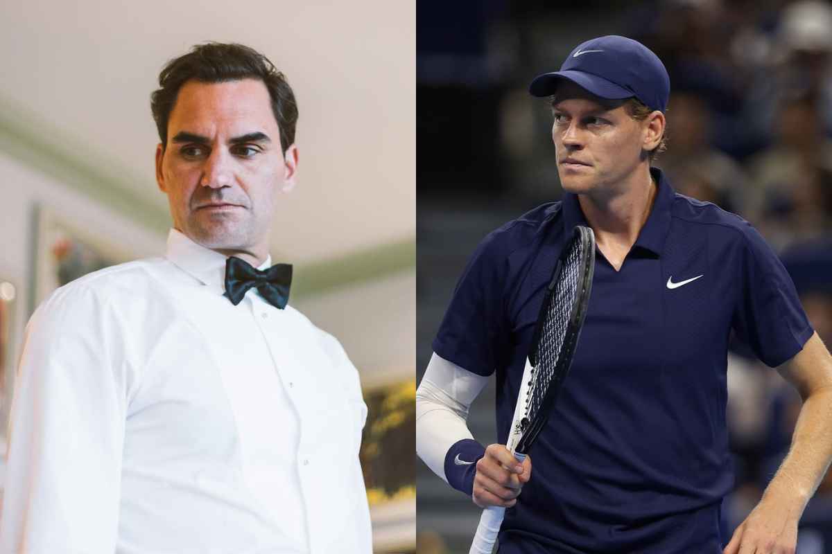 Roger Federer e Jannik Sinner