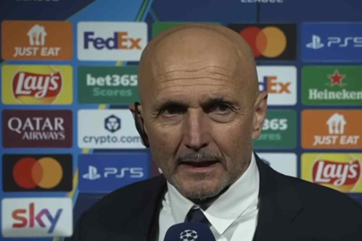 Luciano Spalletti durante un'intervista